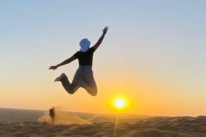 Sunset desert safari tour in Salalah